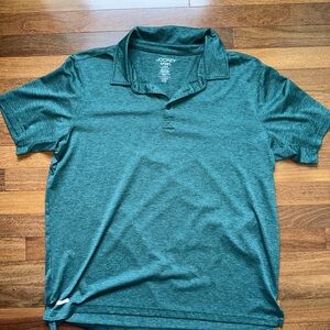 Jockey Men's Green Sport Polo Shirt